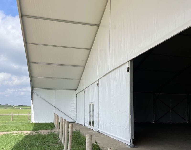 custom exterior temporary tents