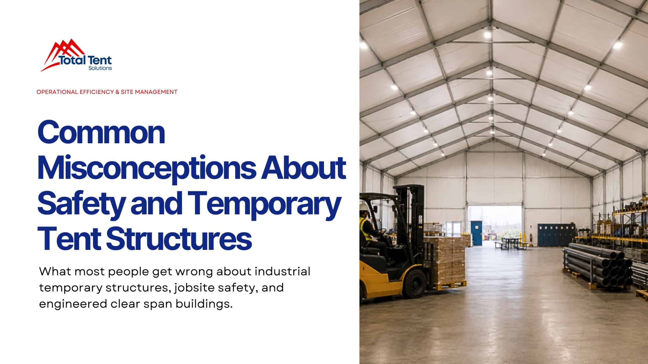 Common Misconceptions About Safety and Temporary Tent Structures