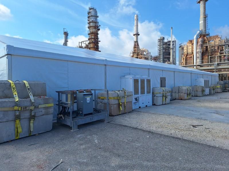 Refinery Tent blast resistant