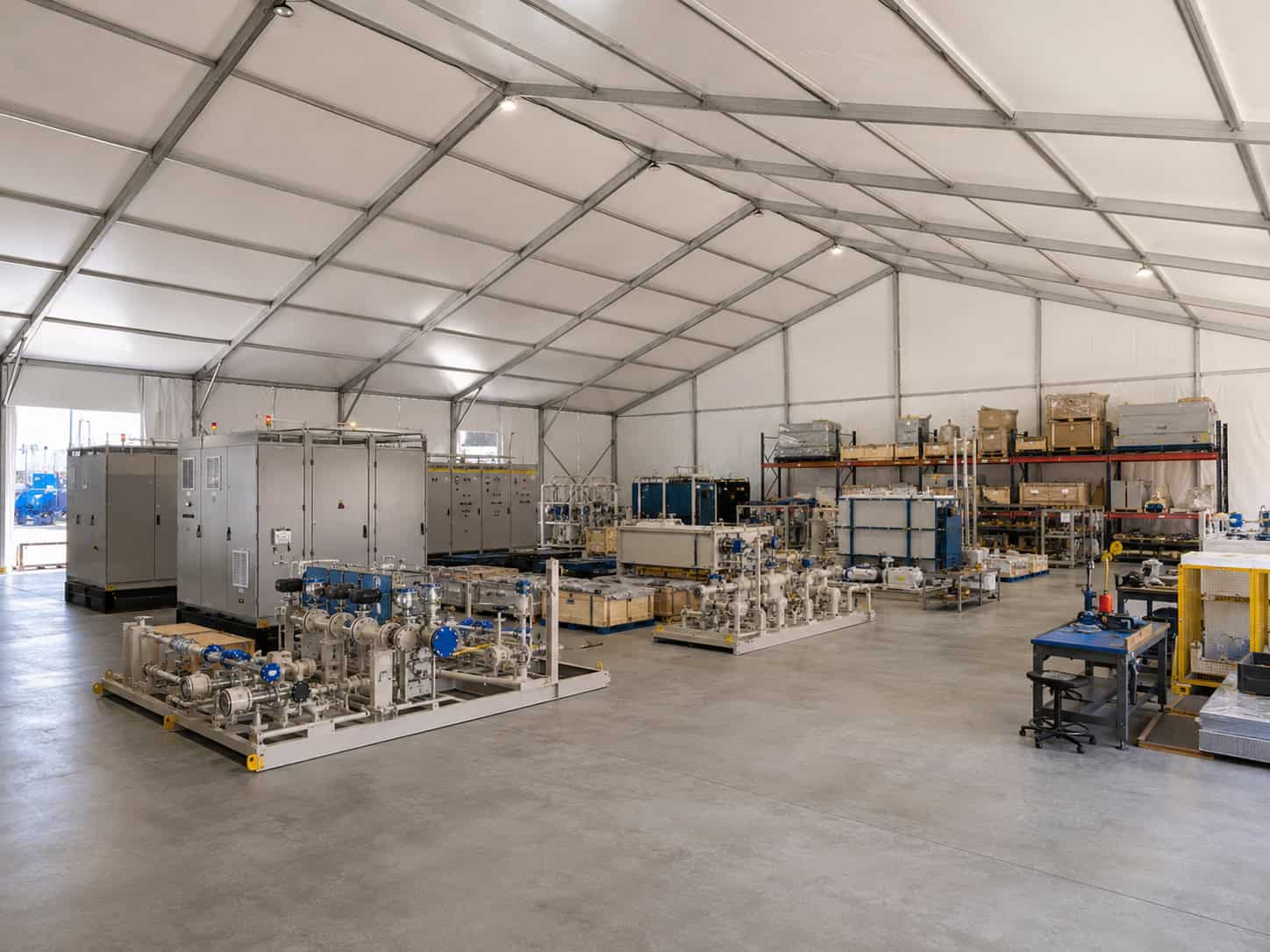 Shipyard Module Tent