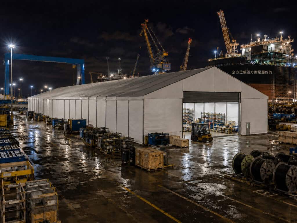 Shipyard Warehouse Tent
